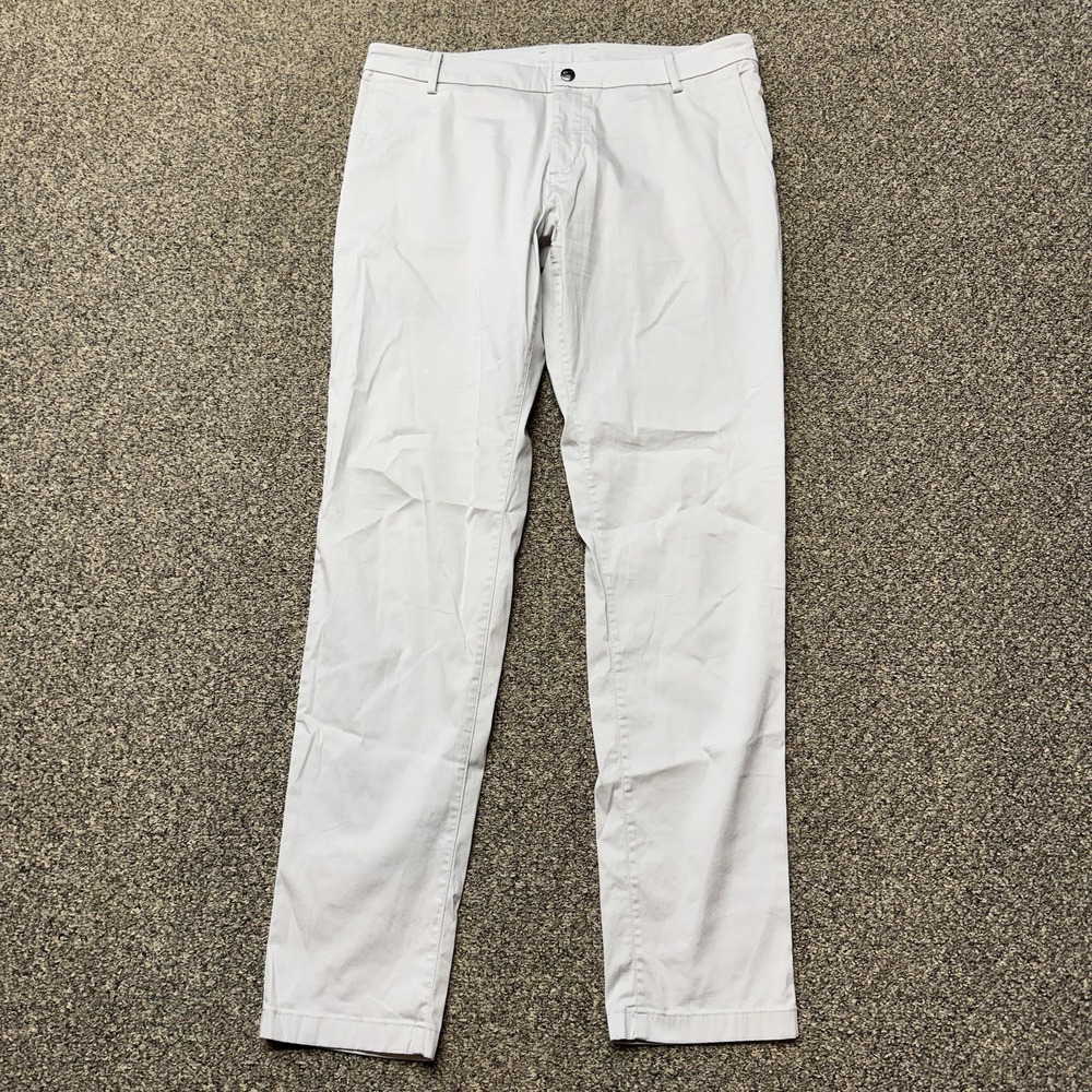 Bird Dogs Boom For Your Boomstick Men's Beige Chino Pants Size 36x34 Lined